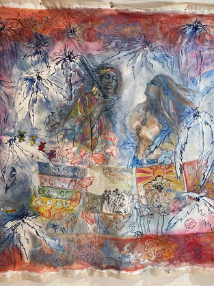Summer Of Love
77x72, oil on canvas