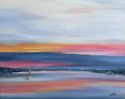 Sunset on the Navesink