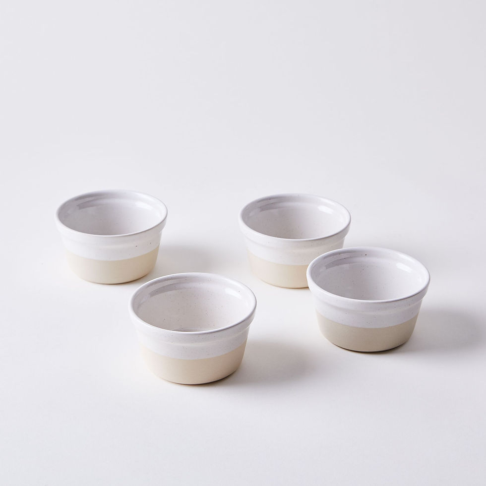 Simple Ceramic Ramekins (Set of 4)