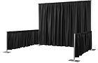 Drape Black velour up to 16ft H