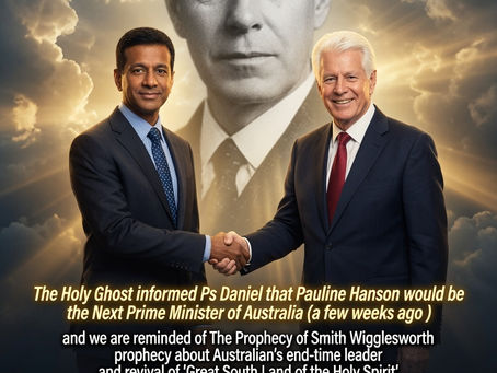 THE SMITH WIGGLESWORTH PROPHECY and the Connection With Ps Daniel Nalliah and Graham Healy in 2019 'A SEISMIC SHIFT IN THE SPIRIT IS COMING "