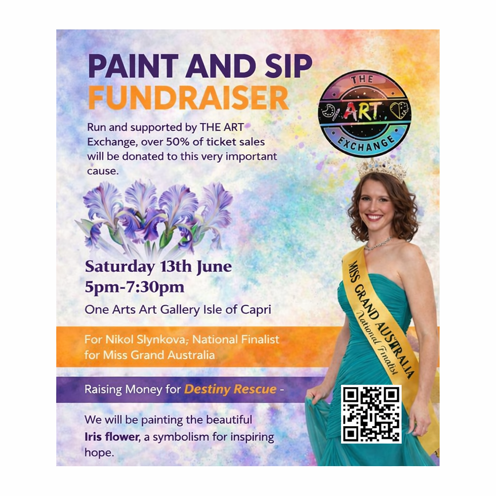 Destiny Rescue Fundraiser PaintnSip