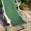 Thumbnail: Set Franse ligstoelen | Vintage houten tuinstoelen