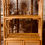 Thumbnail: Vintage bamboe rotan kast | Boogkast rotan bamboe