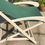 Thumbnail: Set Franse ligstoelen | Vintage houten tuinstoelen