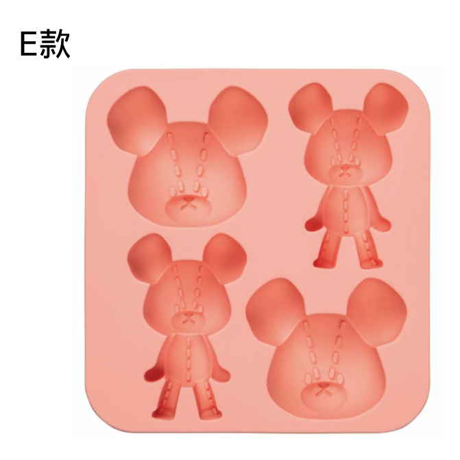 縮圖：日本直送 Skater 矽膠立體蛋糕模 (4個裝)