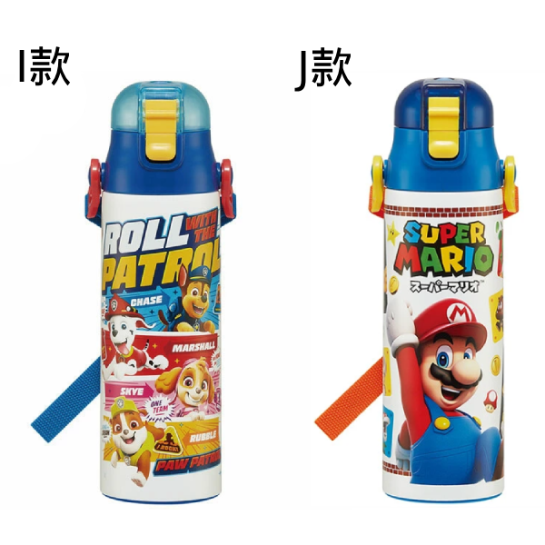 縮圖：日本 Skater 附孭帶飲管保冷水樽580ml