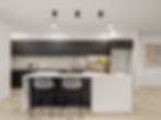 Bright, open-plan living space with natural light – Brisbane property photographed by Motif Studio