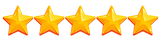 Five-star reviews from actual customers.