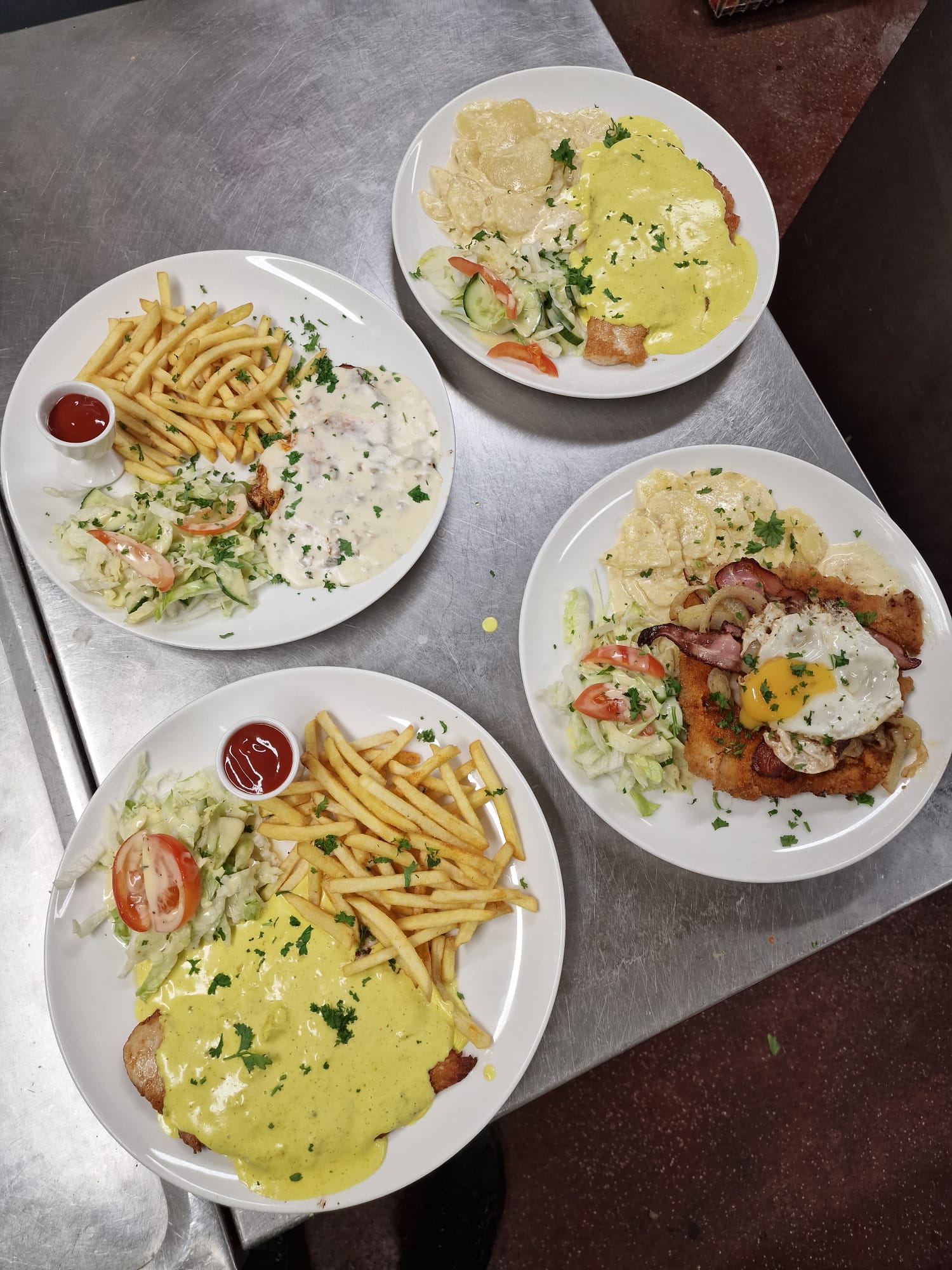 Arranged Food and Objects