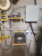 Location of power and air compressor