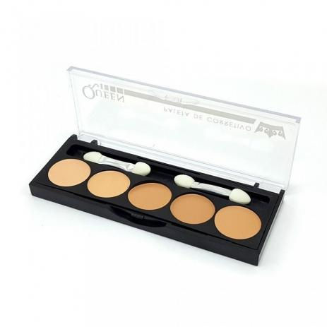 Paleta de Corretivo Facial Queen 5 Cores