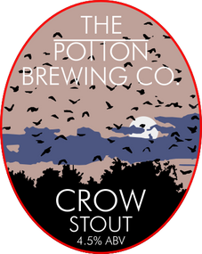 Crow Stout label