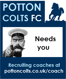 Become a Potton Colts coach