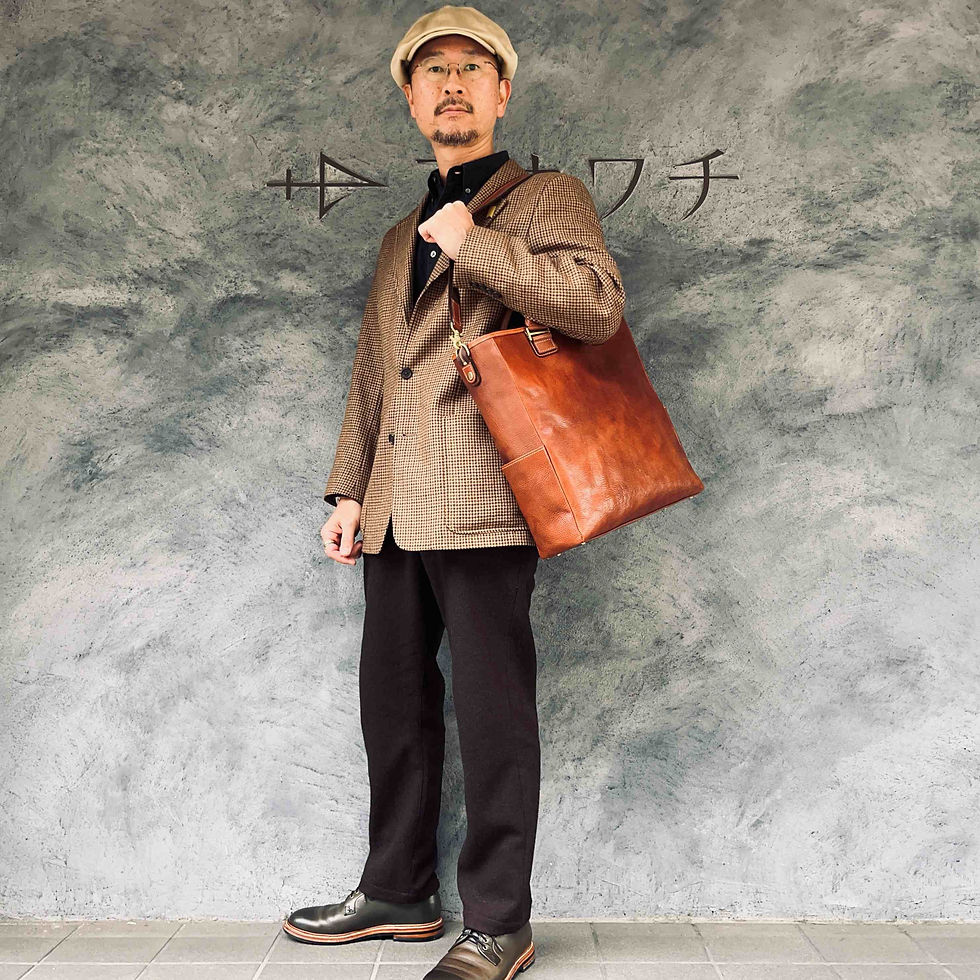 サムネイル： leather bag Japan made