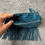 Thumbnail: Boho Fringe Clutch - Ocean Blue (Vegan Leather)