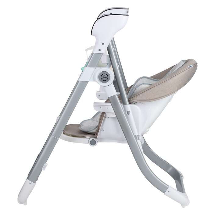 FreeON Oli Deluxe 2-in-1 Hochstuhl mit Sicherheitsgurt und Stromanschluss