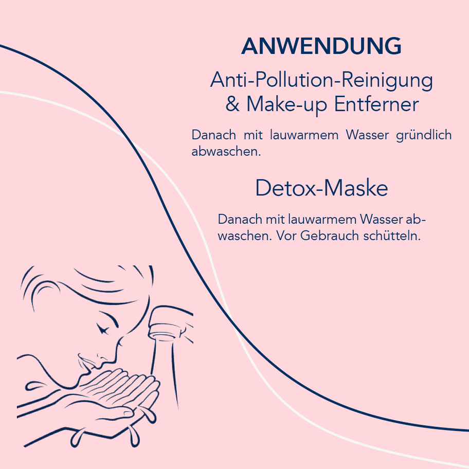 frei öl ReinigungsÖl & Maske TÄGLICHE ANWENDUNG-Anti-Pollution-Reinigung & Make-up-Entferner: