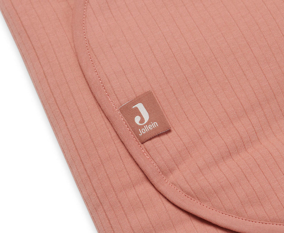 etailansicht Jollein Einschlagdecke Babyschale Basic Stripe mit Logo