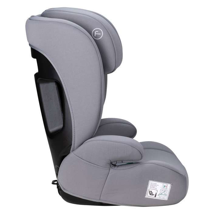 FreeON Vega Kindersitz 100–150 cm Grau – Seitenansicht