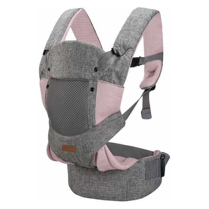 FreeON Easy Move 3-in-1 Babytrage Rosa Vorderansicht