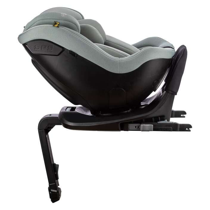 FreeON Galaxy Superior Kindersitz – Seitenansicht, 40–105 cm, grau, mit Isofix & Stützfuß