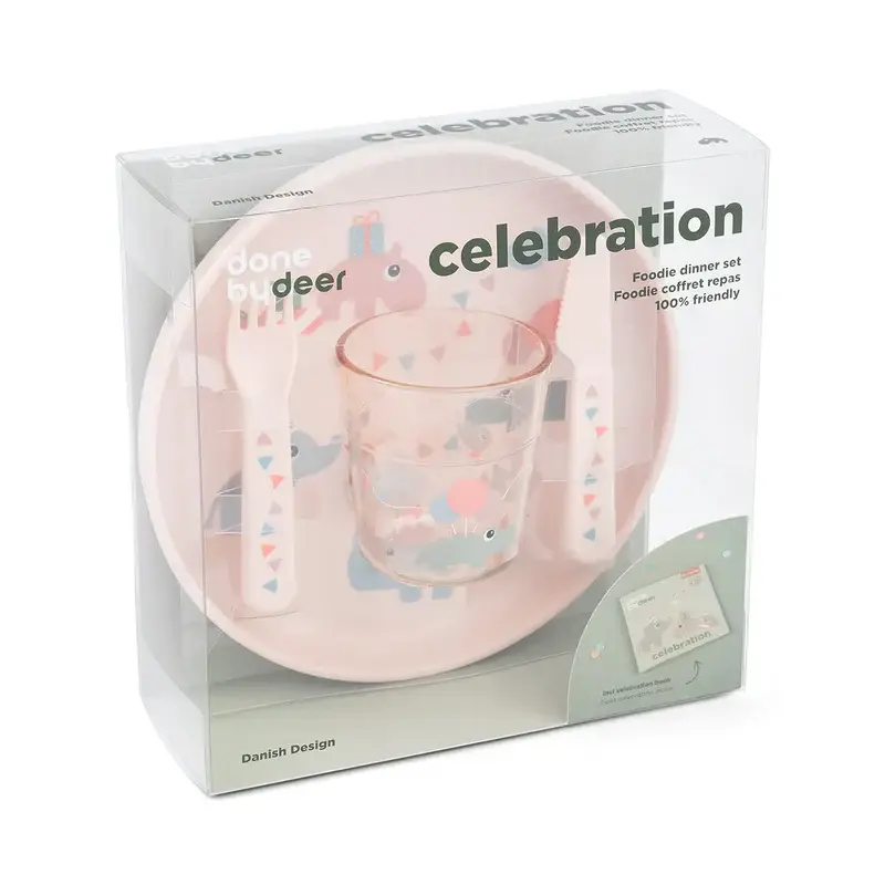Foodie Dinner Set Celebration Rosa – Verpackung Done by Deer Dänemark