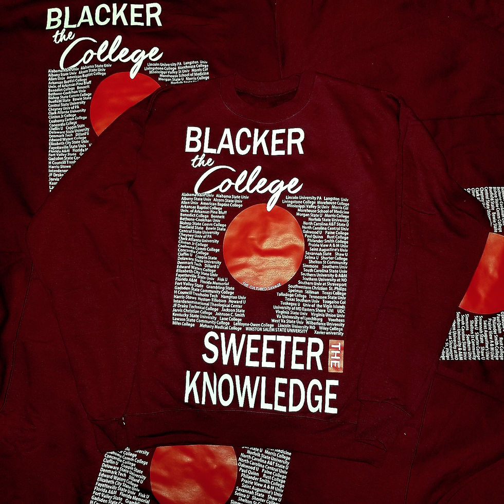 Thumbnail: "Blacker the College Sweeter the Knowledge IV" Sweatshirt