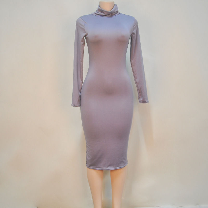 Thumbnail: Winter Cotton Plus Size Body Dress