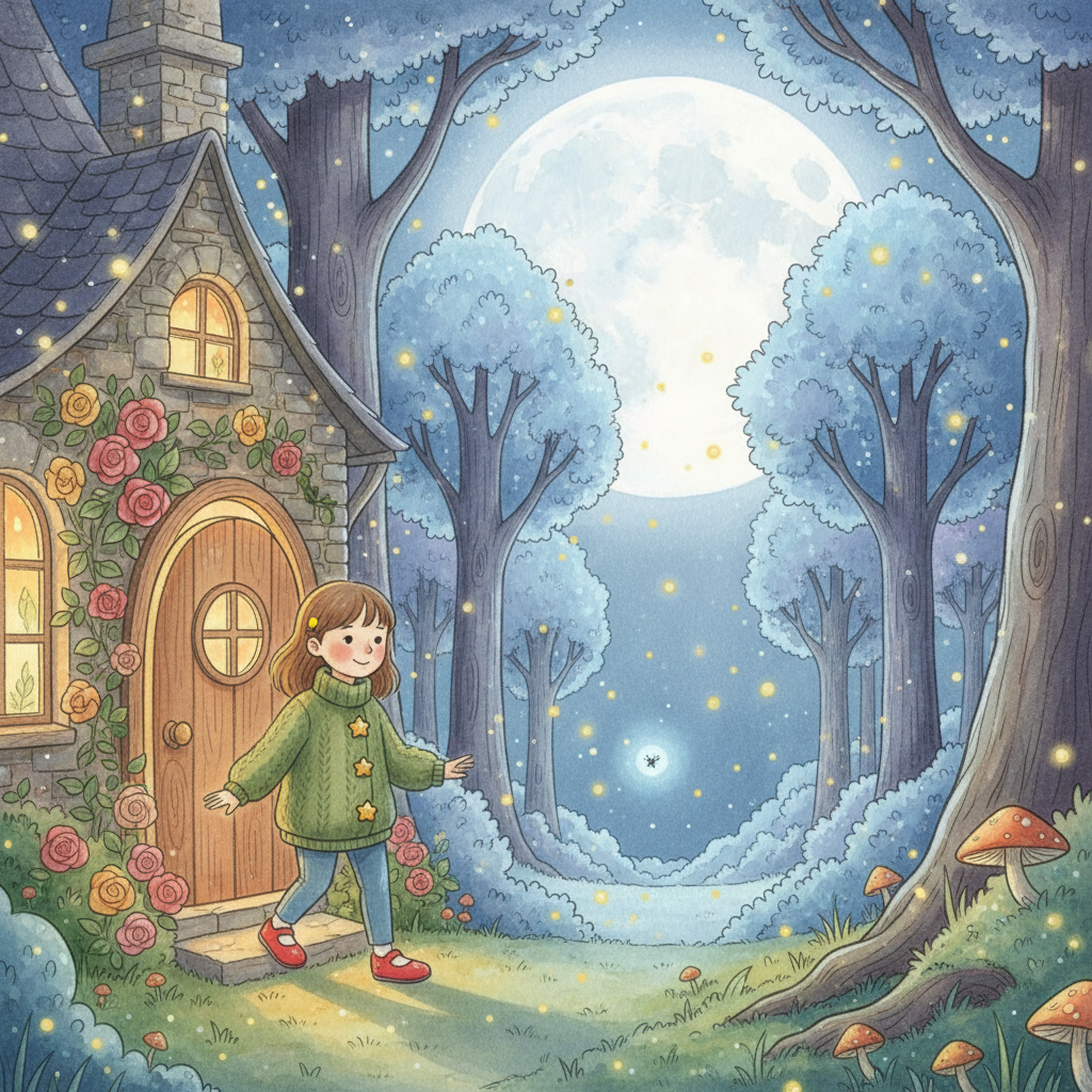 Cover illustration for הרפתקה ביער הקסום