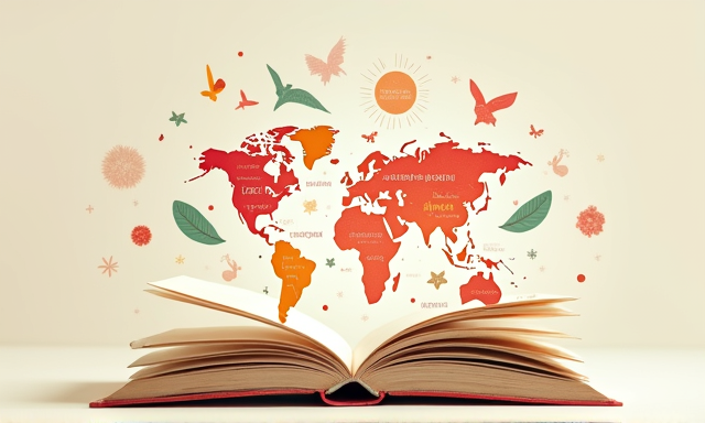 Illustration depicting universal language in the BedtimeStories app