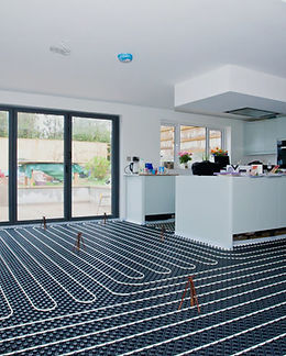 Bespoke underfloor heating pipework installation by Irving PHG in Canterbury Kent