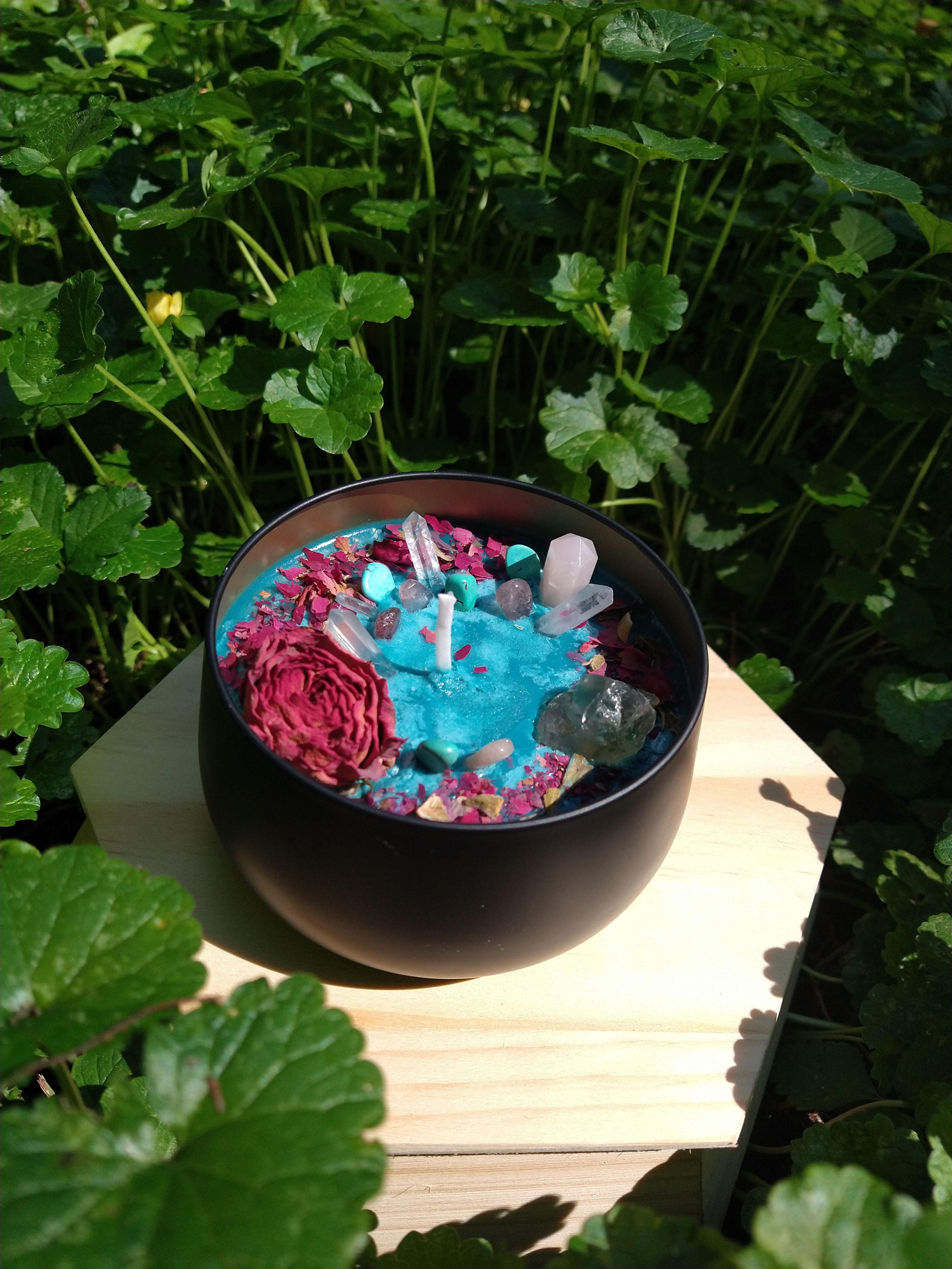 Shadows in the Dark Crystals & Flora - CUSTOM CANDLE