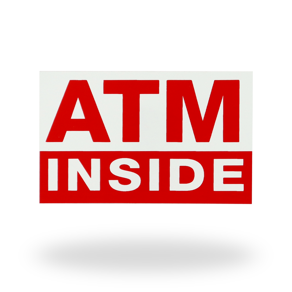 ATM Inside Sticker 4x6