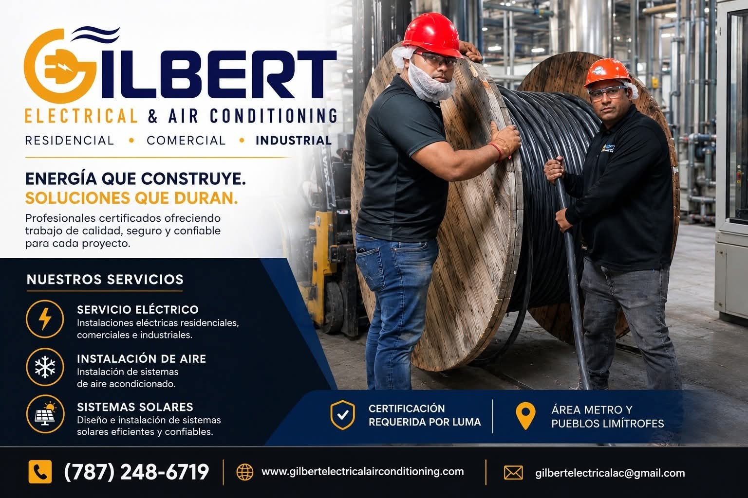 Imagen corporativa original de Gilbert Electrical & Air Conditioning: servicios e instalaciones eléctricas