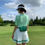 ภาพขนาดย่อ: Cool Feeling Summer Golf ถักกอล์ฟสตรีสวมเสื้อยืดกอล์ฟแขนสั้นสตรีขนาดใหญ่