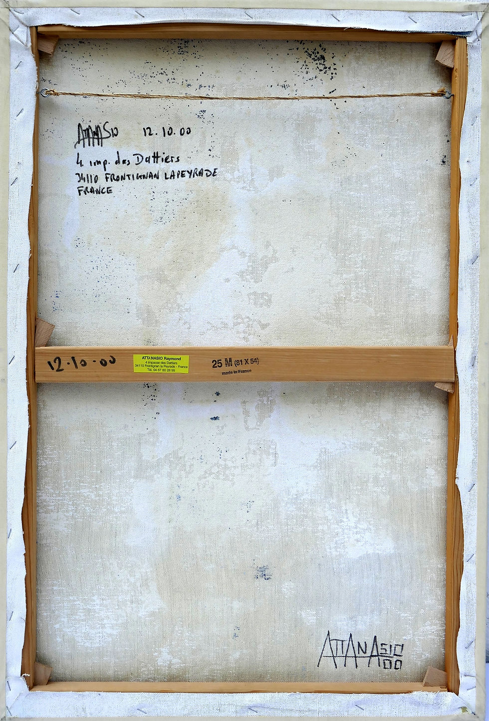 Miniature : Raymond Attanasio - 12 octobre 2000