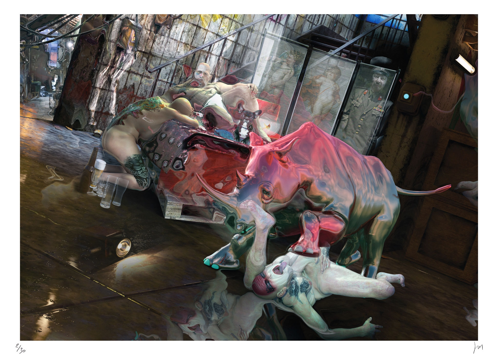 Lionel Morateur - La mort de Sardanapal