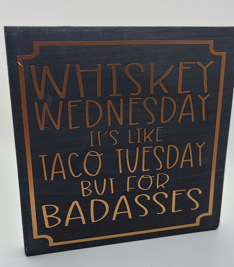 Thumbnail: Whiskey Wednesday Sign