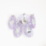 Thumbnail: Large Glass Ball Wall Lamp in Purple, 70s