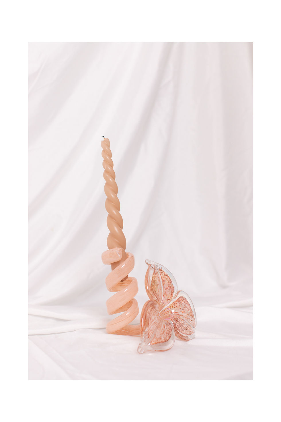 Thumbnail: Murano flower candle holder with 5 petals