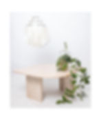 Thumbnail: Drop Shaped Pink Marble Table
