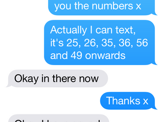 What time did that old text message come in on my iPhone?