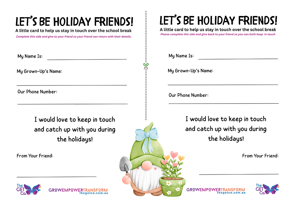 Thumbnail: Holiday Friendship Exchange Cards