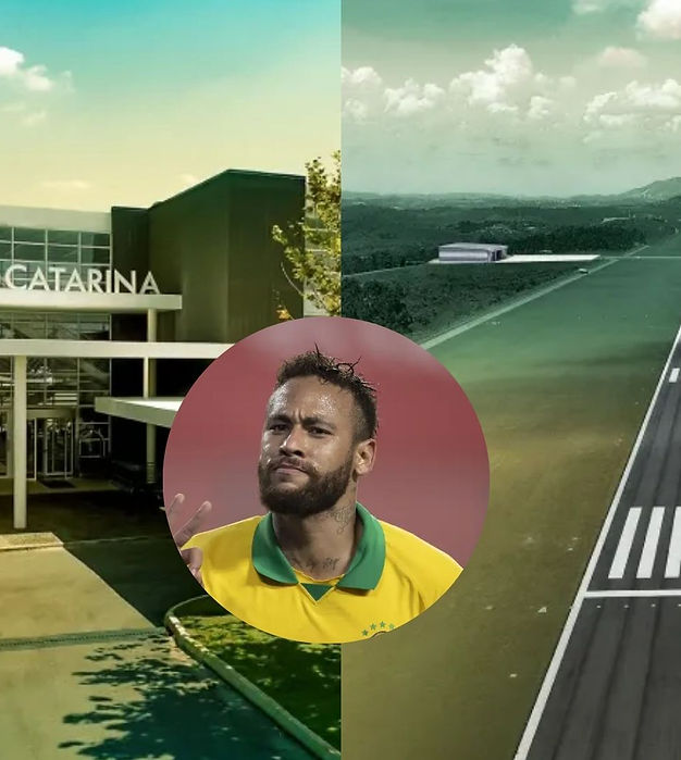 Neymar Jr. deve pousar em São Roque no Aeroporto Catarina nesta sexta-feira, 31