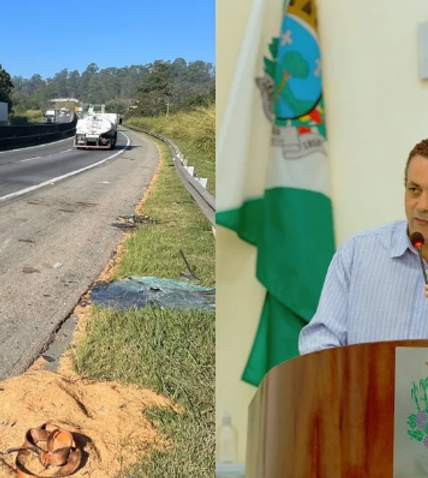 Vereador de Cabreúva morre após bater na traseira de caminhão em rodovia de Itupeva