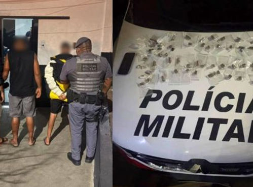 Araçariguama: Três homens são presos por tráfico de drogas durante ação da PM