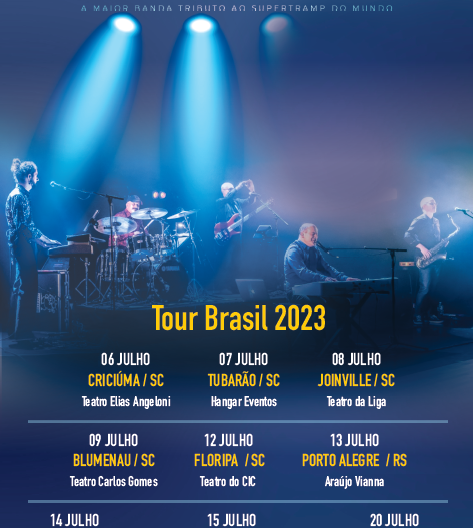 Pela primeira vez no Brasil! SUPER TRAMP Experience anuncia tour no Brasil 