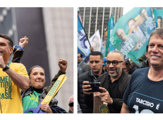 Flávio Bolsonaro e Tarcísio de Freitas lideram votação em Araçariguama e região