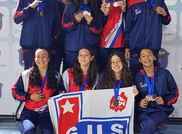 Natação do GUS conquista excelentes resultados no Torneio Regional da Federação Aquática Paulista